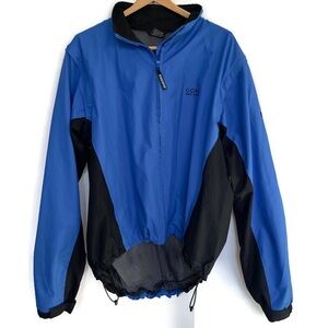 Gore Bike Wear XXL Cycling Jacket Blue Black Windbreaker Mens Performance